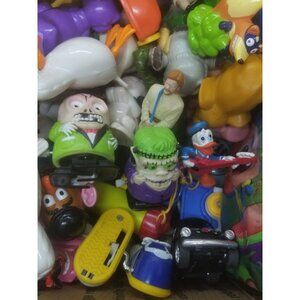 Disney & Burger King Push Wind Up Other Toys Mixed Lot Pretend Play 3.6 lbs